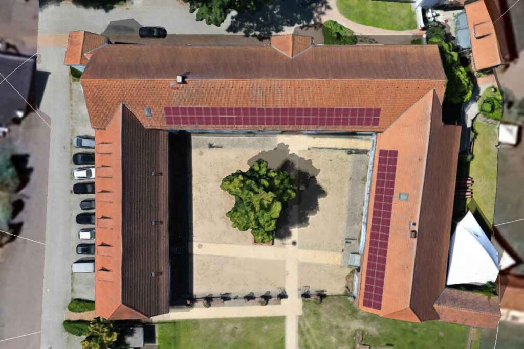 Simulation Geplante PV-Anlage Amtsgebäude Rehna