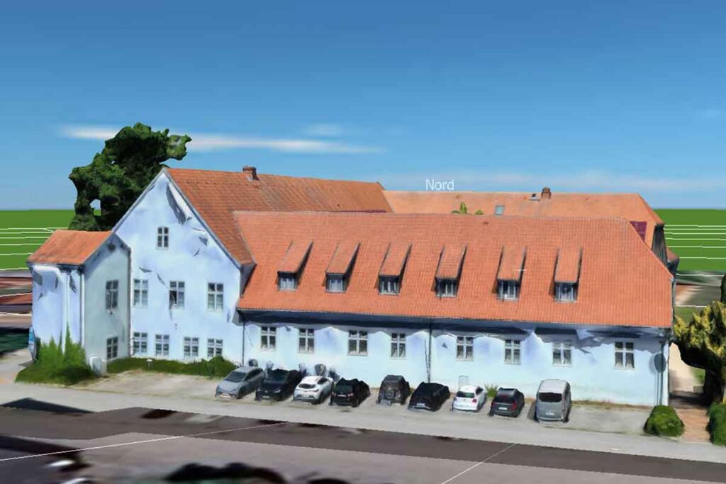 Simulation Geplante PV-Anlage Amtsgebäude Rehna